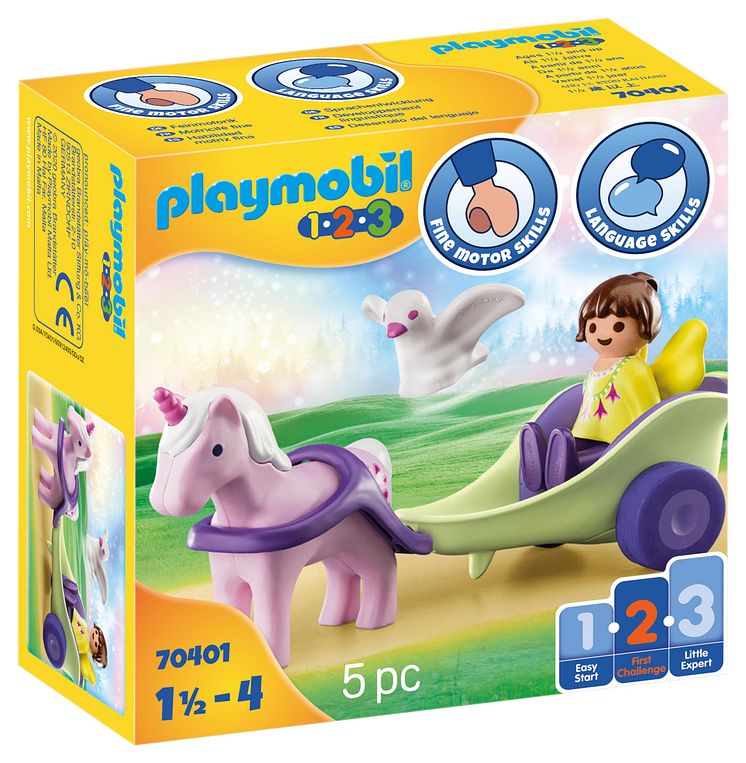 Einhornkutsche mit Fee (70401) von PLAYMOBIL 1.2.3