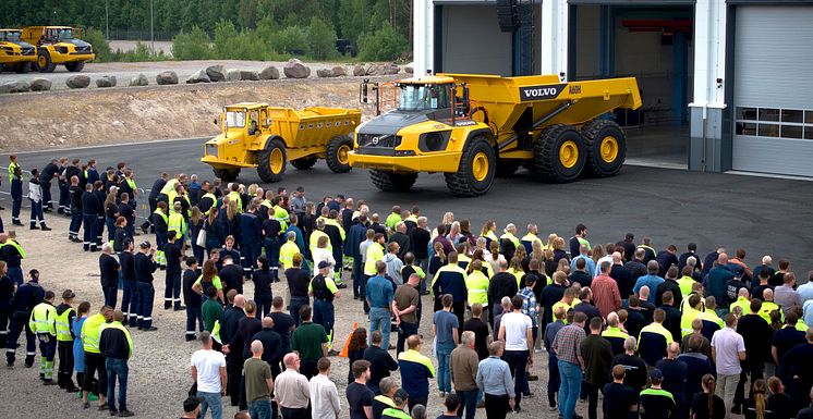 Invigningen på Volvo CE:s anläggning i Braås 2024