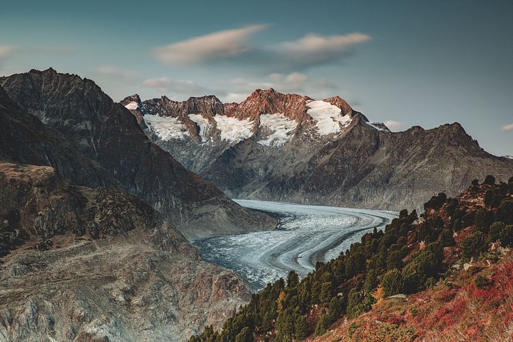 Blick von der Riederalp-Wallis- auf den Aletschgletscher© Switzerland Tourism:Jan Geerk