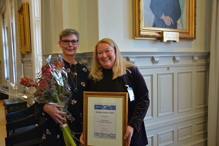 Tätörtsvägen tar emot arbetsmiljöpriset 2019