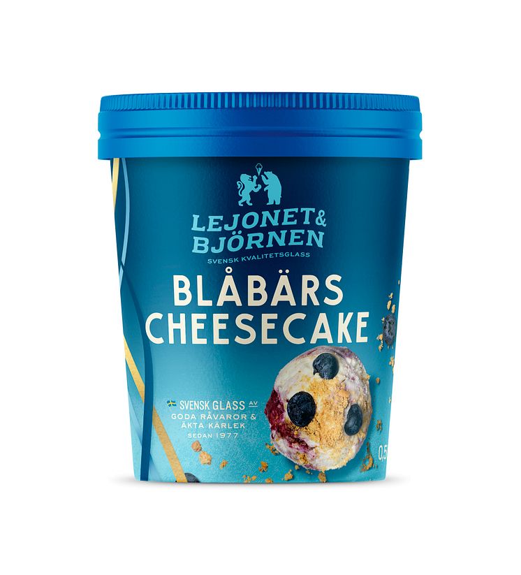Blåbärs Cheesecake glass Lejonet&Björnen