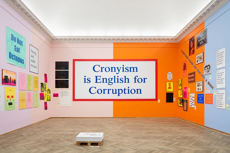 Jeremy Deller, Warning Graphic Content, 1993-2021. Rejected Tube Map Cover Illustration, 2007