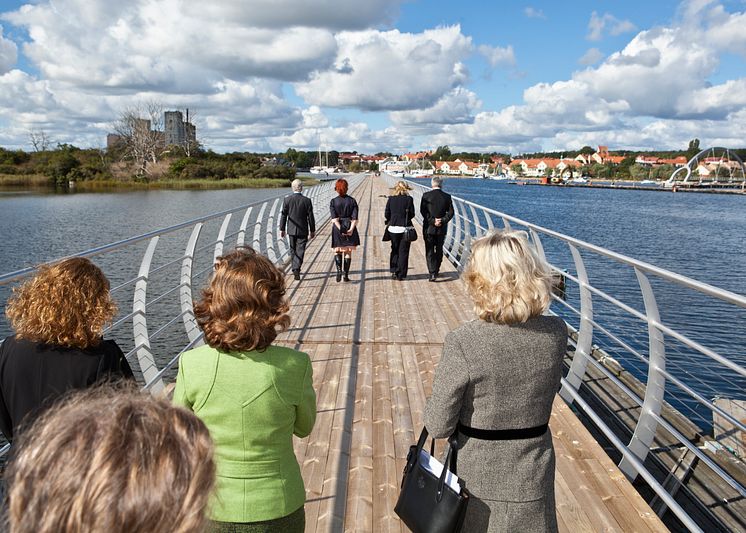 Kungaparets besök i Sölvesborg
