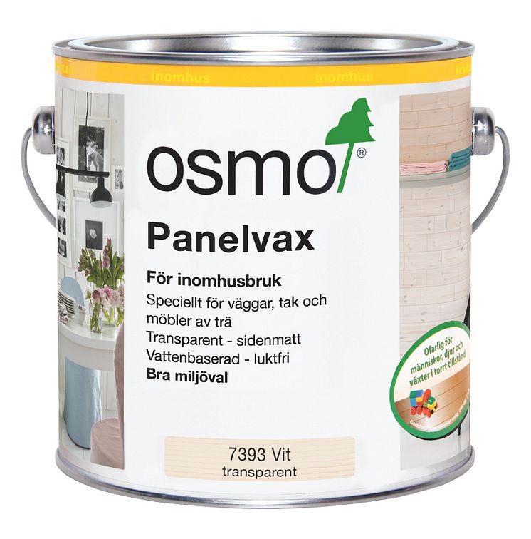 Osmo Panelvax 7393 Vit transparent 2,5L