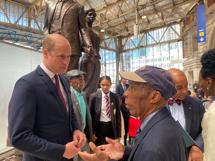 Siggy Cragwell with Prince William 