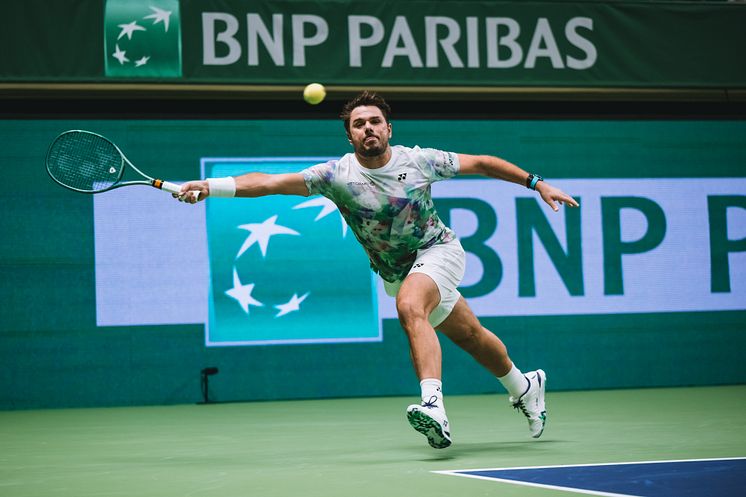 Stan Wawrinka at the BNP Paribas Nordic Open 2023