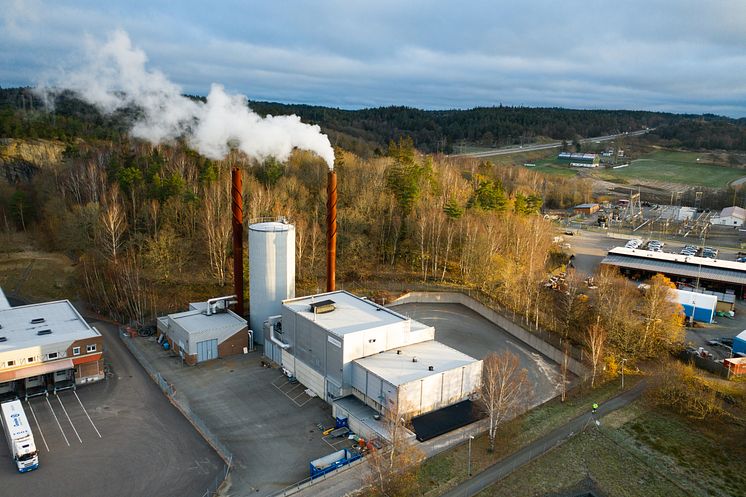 Solör Bioenergis anläggning i Mölnlycke