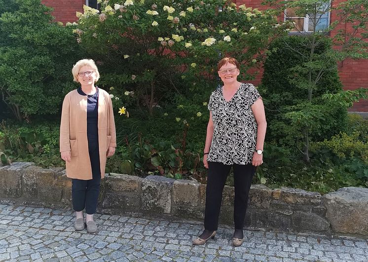 MdB Sylvia Lehmann mit TH-Präsidentin Prof. Ulrike Tippe an der TH Wildau