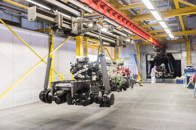 CLAAS traktorfabrik i Le Mans