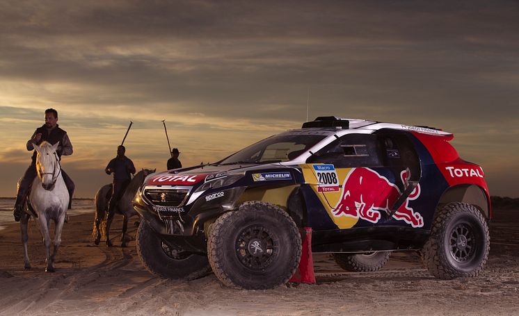 Team Peugeot Total och Peugeot 2008 DKR är redo för världens tuffaste rally, Paris-Dakar.