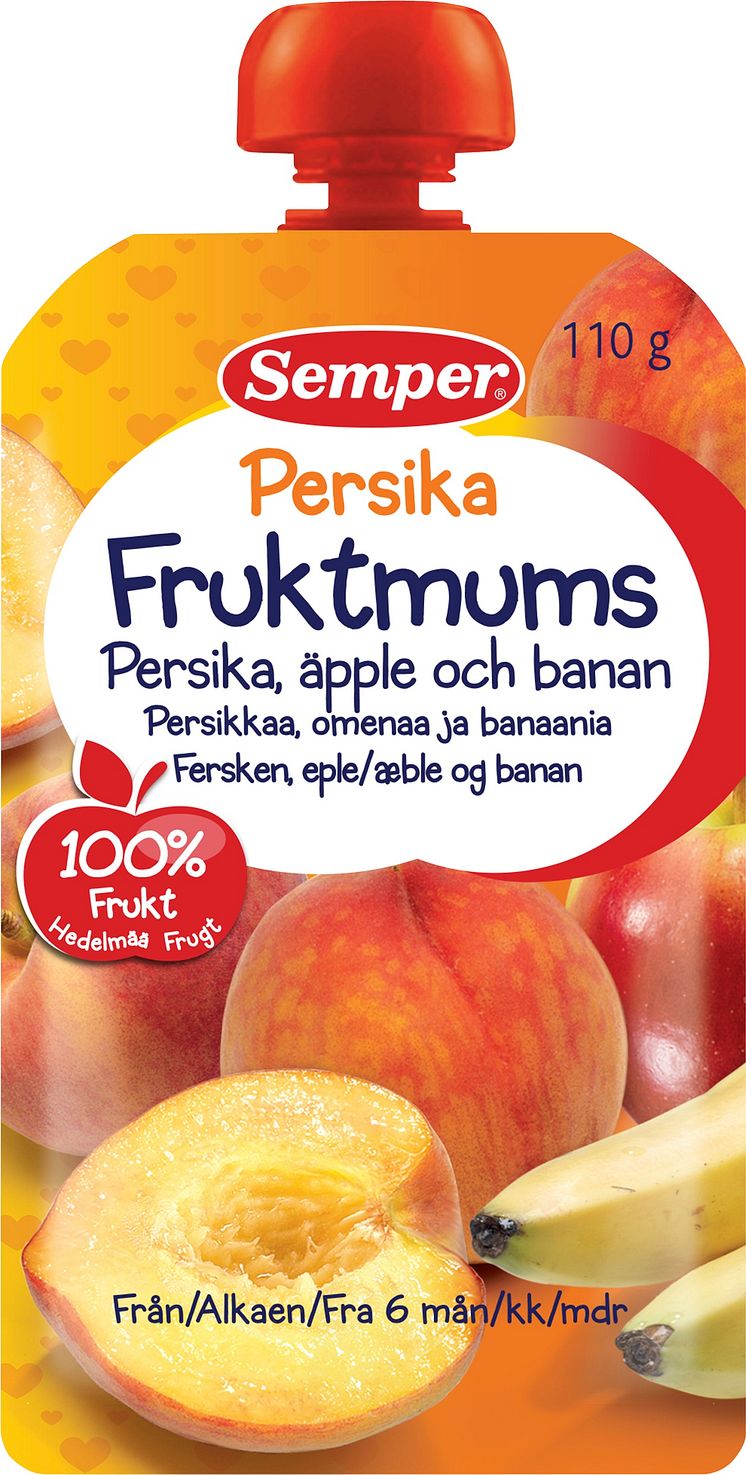 Fruktmums Persika