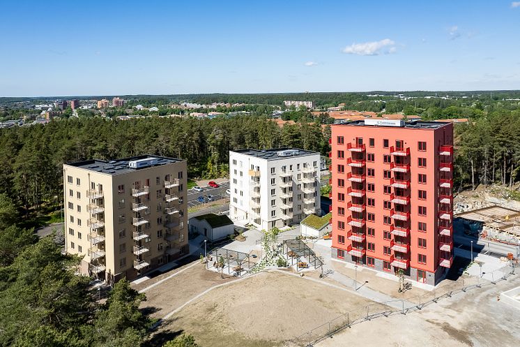 Vy mot innergården Kv. Kornknarren