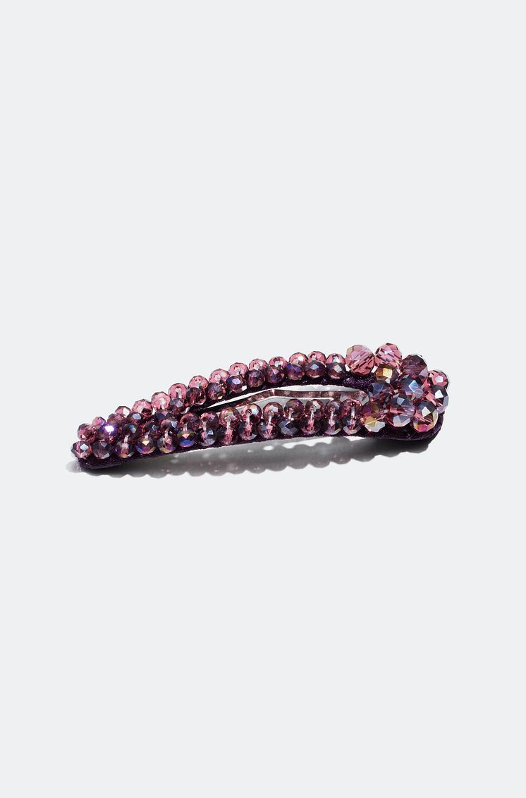 Hair Clip with Glass Pearls