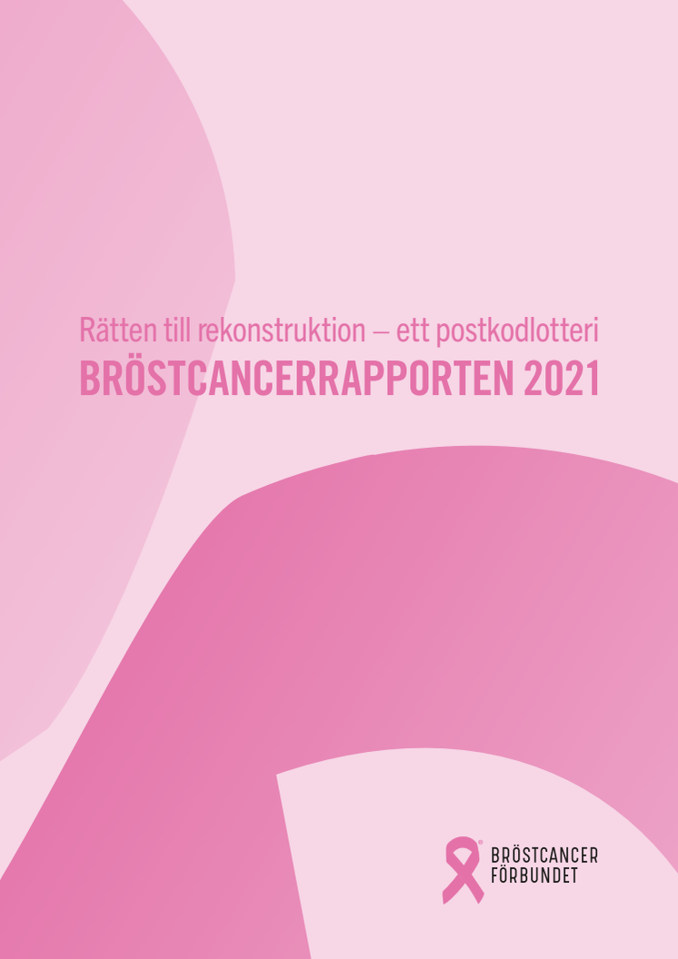 Bröstcancerrapporten 2021: Rätten till rekonstruktion - ett postkodlotteri