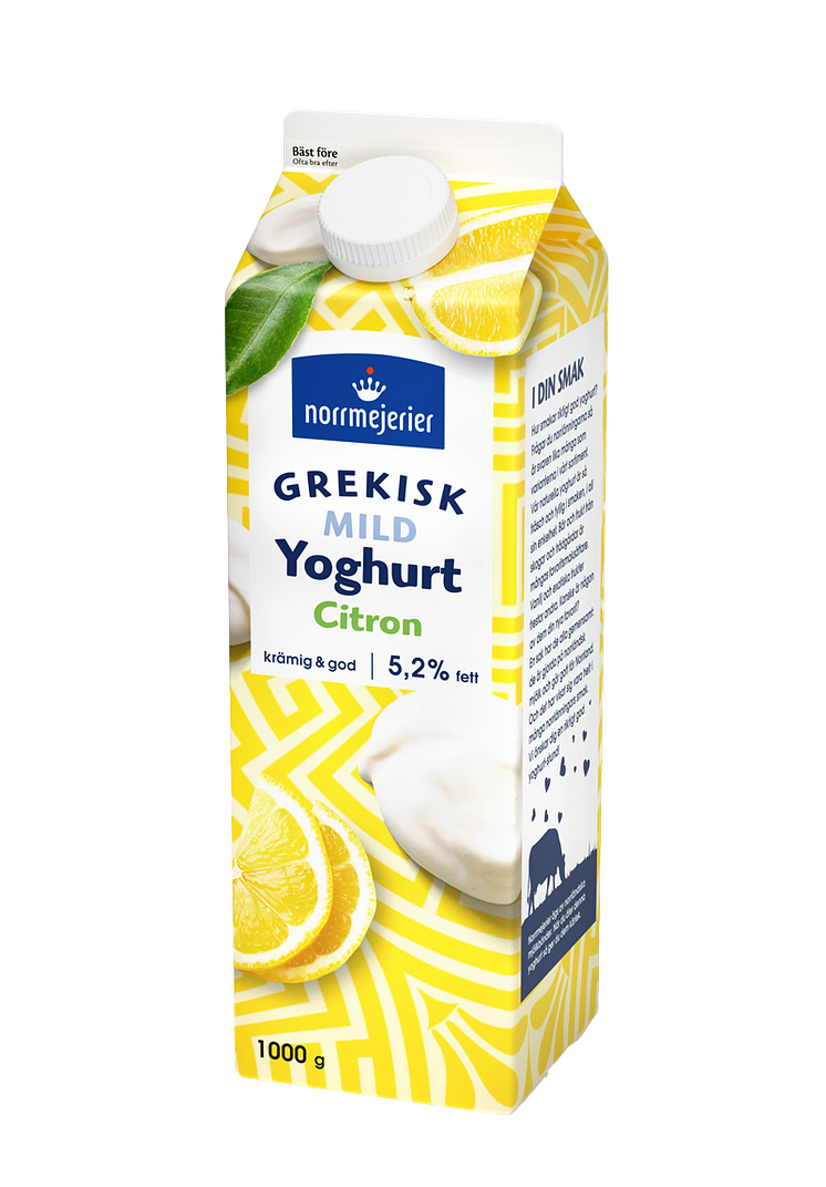 Norrmejerier Grekisk Yoghurt Citron