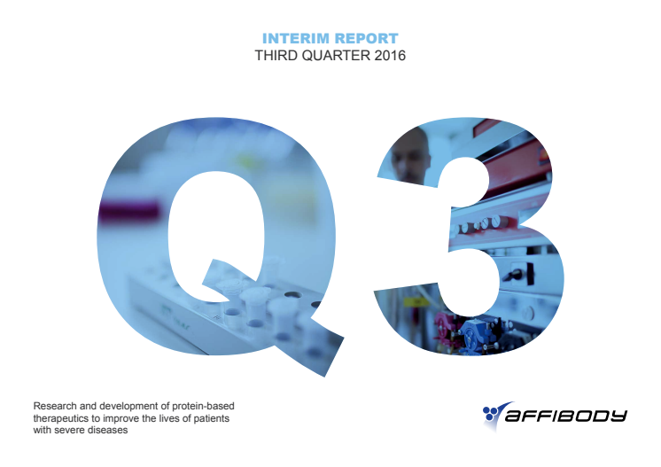 Interim Report – January to September 2016 