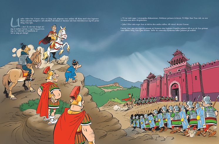 Asterix I Drakens Rike bokuppslag