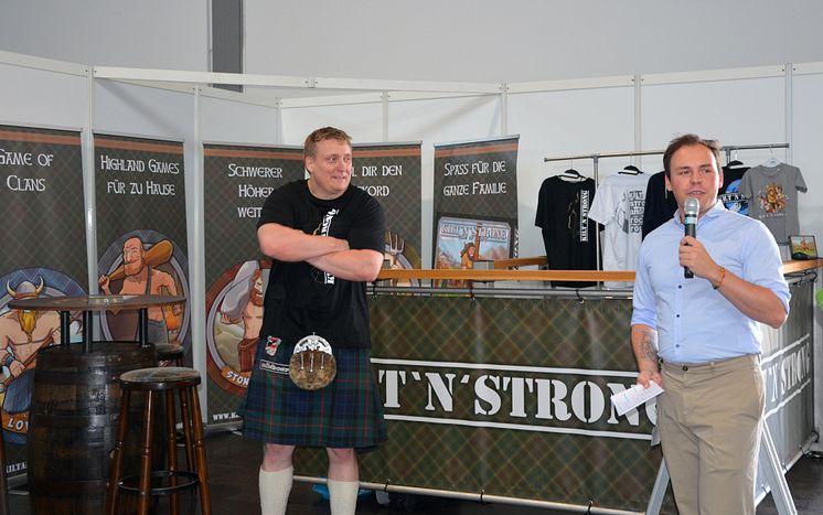 Kilt'N'Strong Game of Clans - Aussteller Stefan Kolitsch und Carsten Lorenz