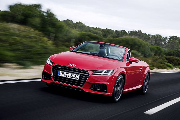 Audi TT Roadster misano rød