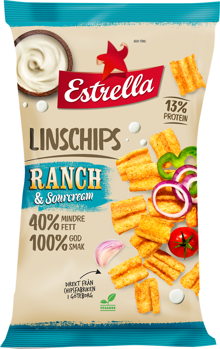 Estrella Linschips Ranch & Sourcream 2018