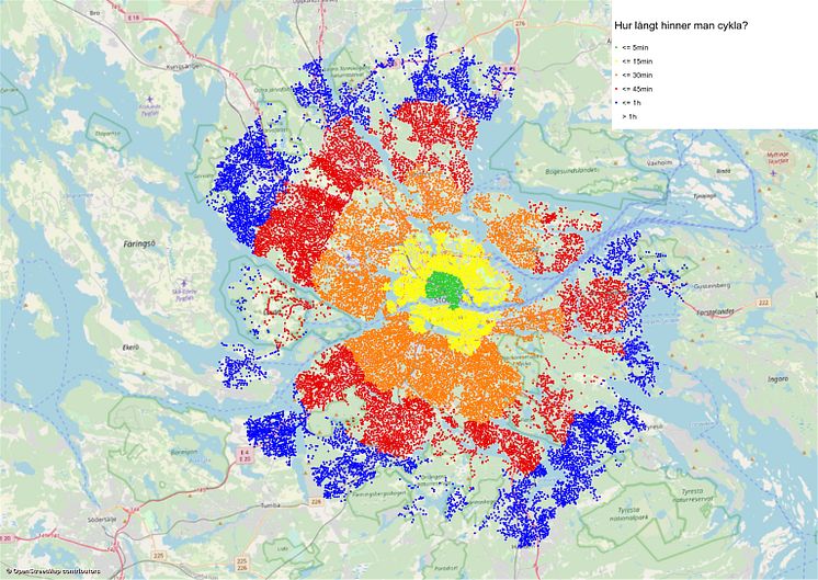 Cykelpotential i Stockholm