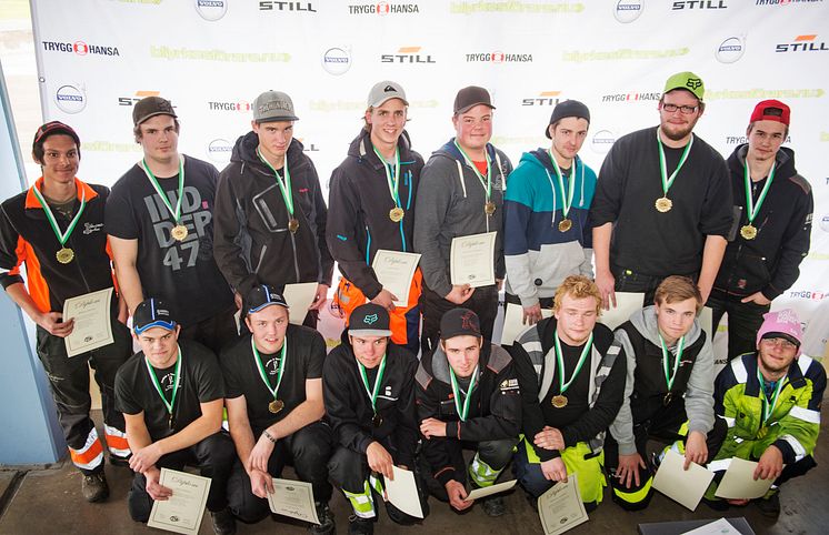 Samtliga deltagare från Kvaltävling till Yrkes-SM i Östersund
