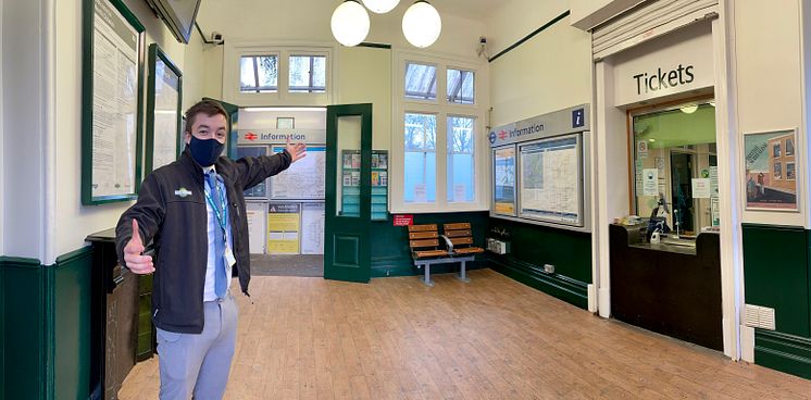 North Dulwich ticket hall gets twenties-style transformation