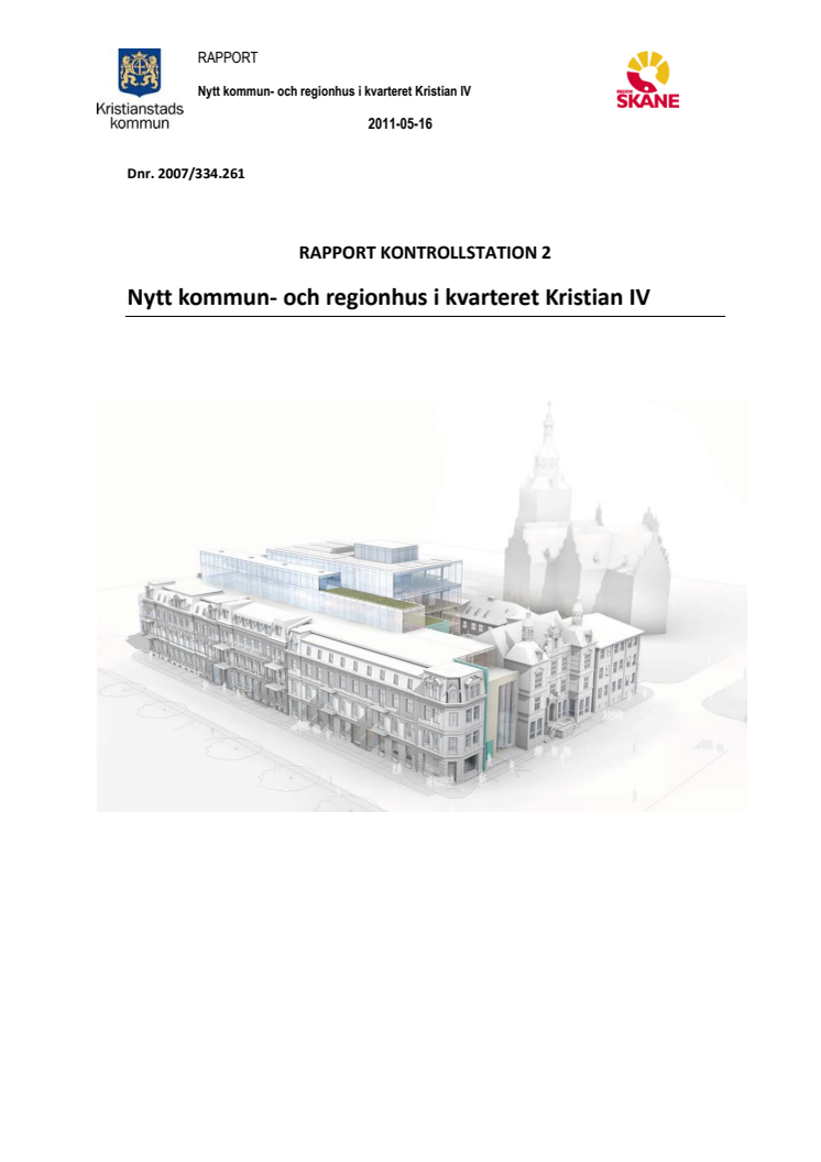 Nytt kommun- och regionhus rapport 