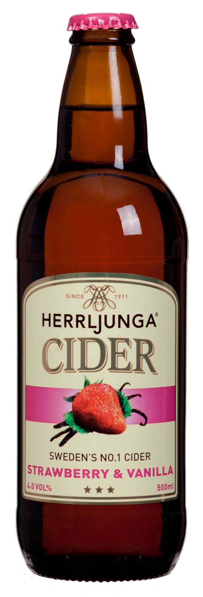 Herrljunga Cider Strawberry & Vanilla