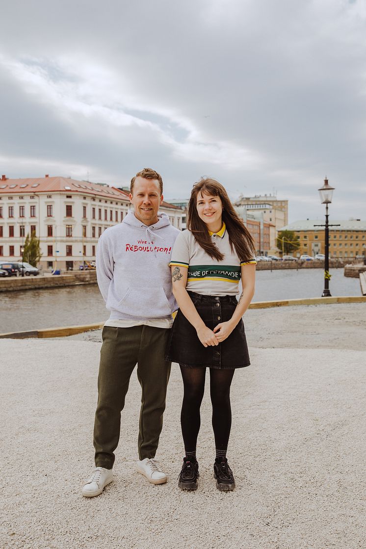 Lisa Svensson & Tobias Dagerås på Rosenlundskajen 