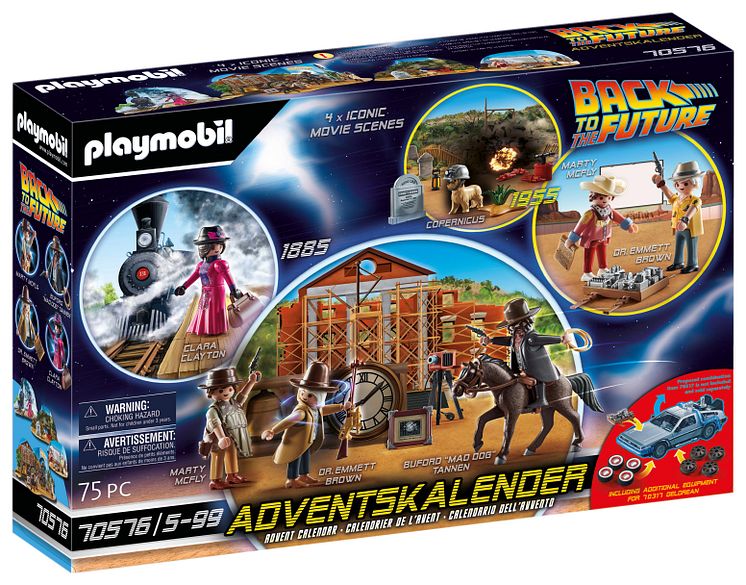 Adventskalender "Back to the Future Part III" von PLAYMOBIL (70576)