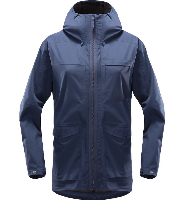 ECO PROOF JACKET WOMEN_tarn-blue