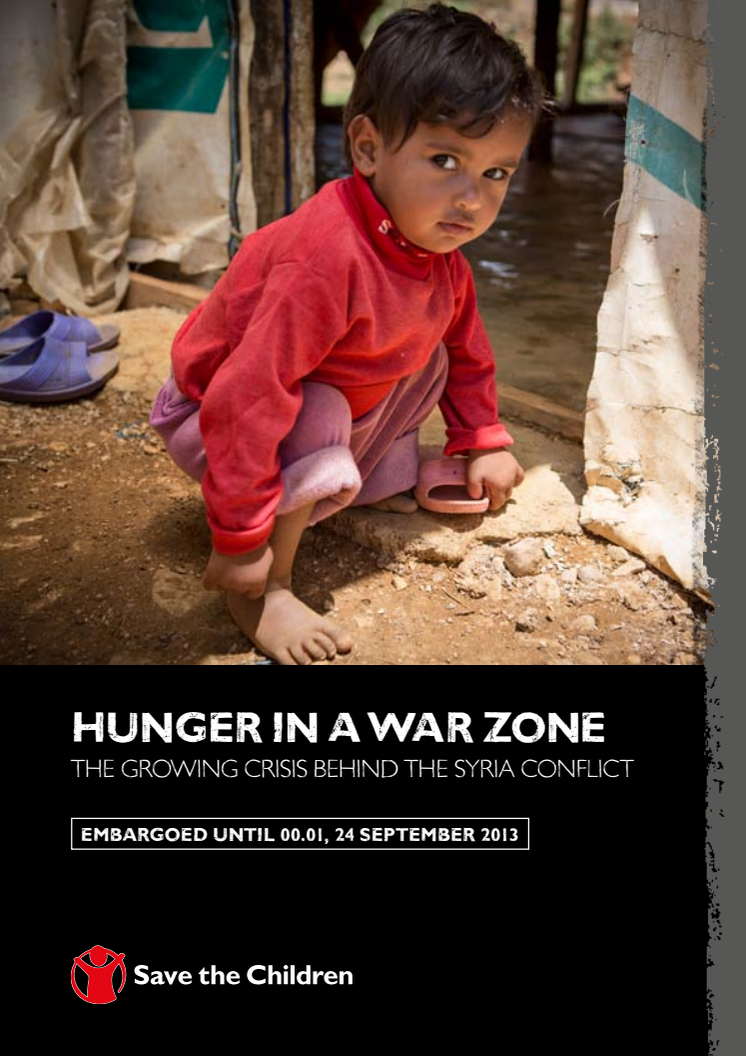 Hunger in a War Zone