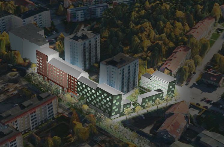 Byggstart för 104 hyresrätter i Jakobsberg