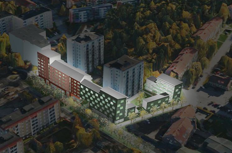 Byggstart för 104 hyresrätter i Jakobsberg