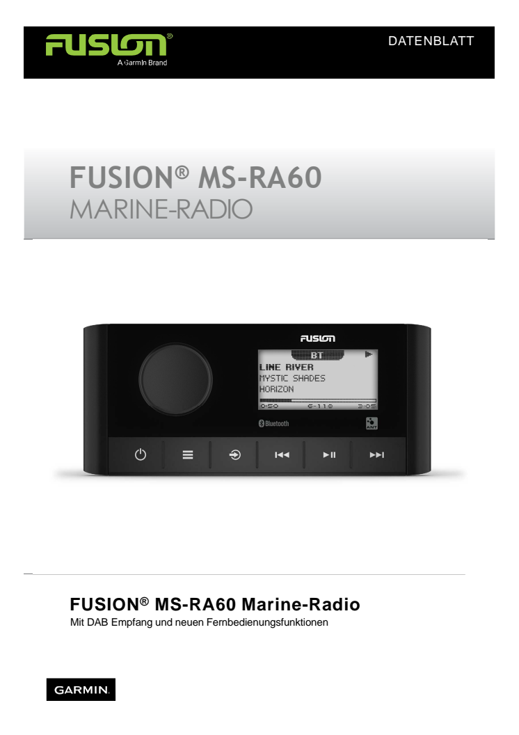 Datenblatt FUSION MS-RA60