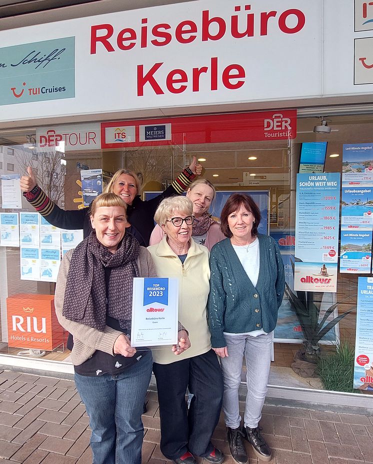 alltours Top-Reisebüropartner RB Kerle