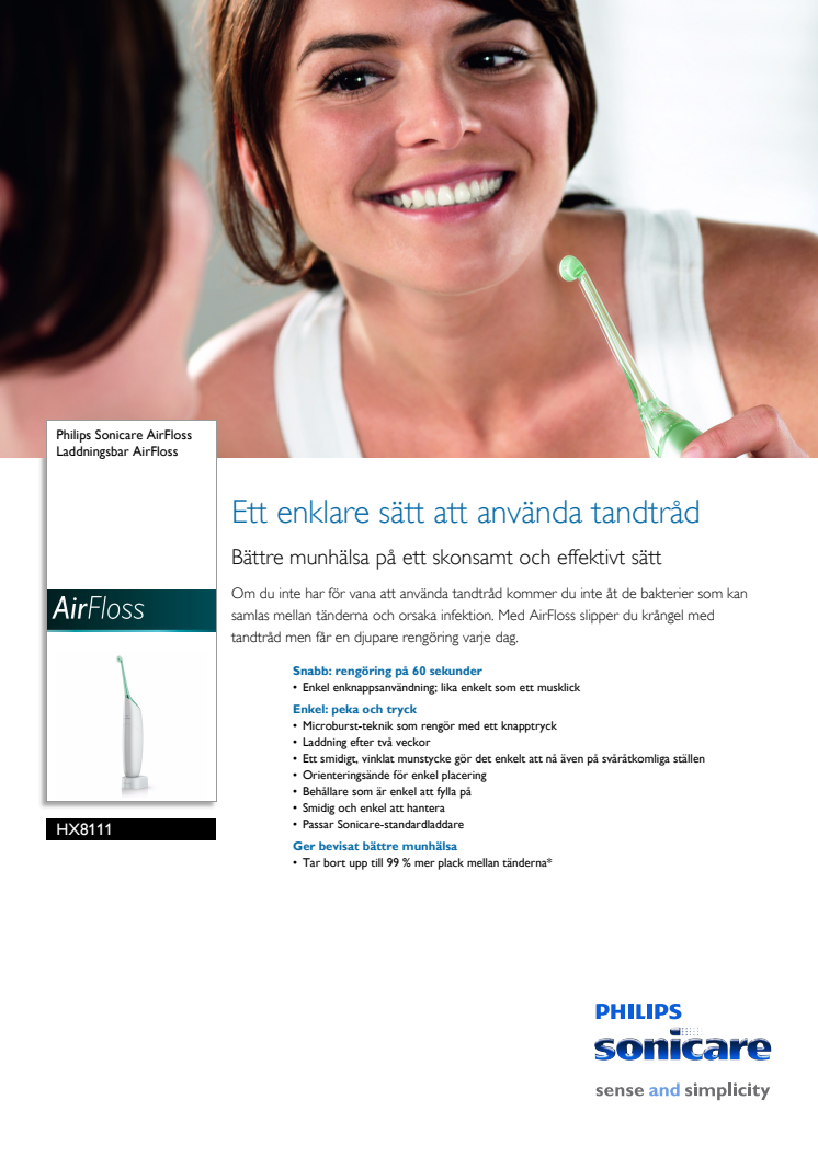 Philips AirFloss Produktinformation