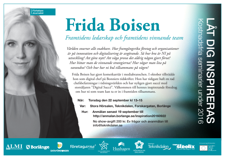 Låt dig inspireras av FRIDA BOISEN