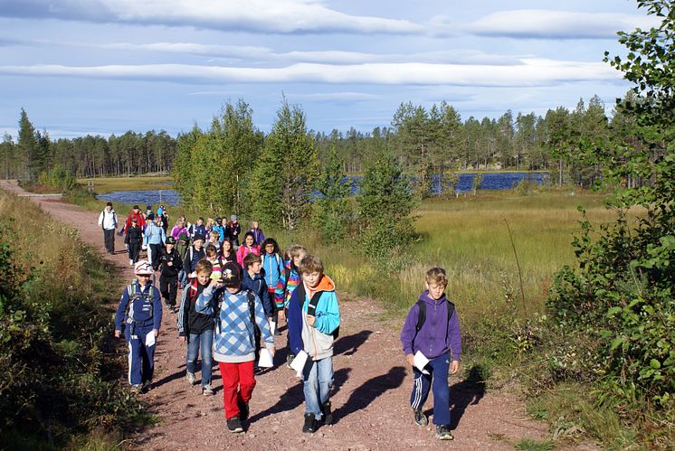 Fjärdeklassare fick uppleva VasaloppsArenan