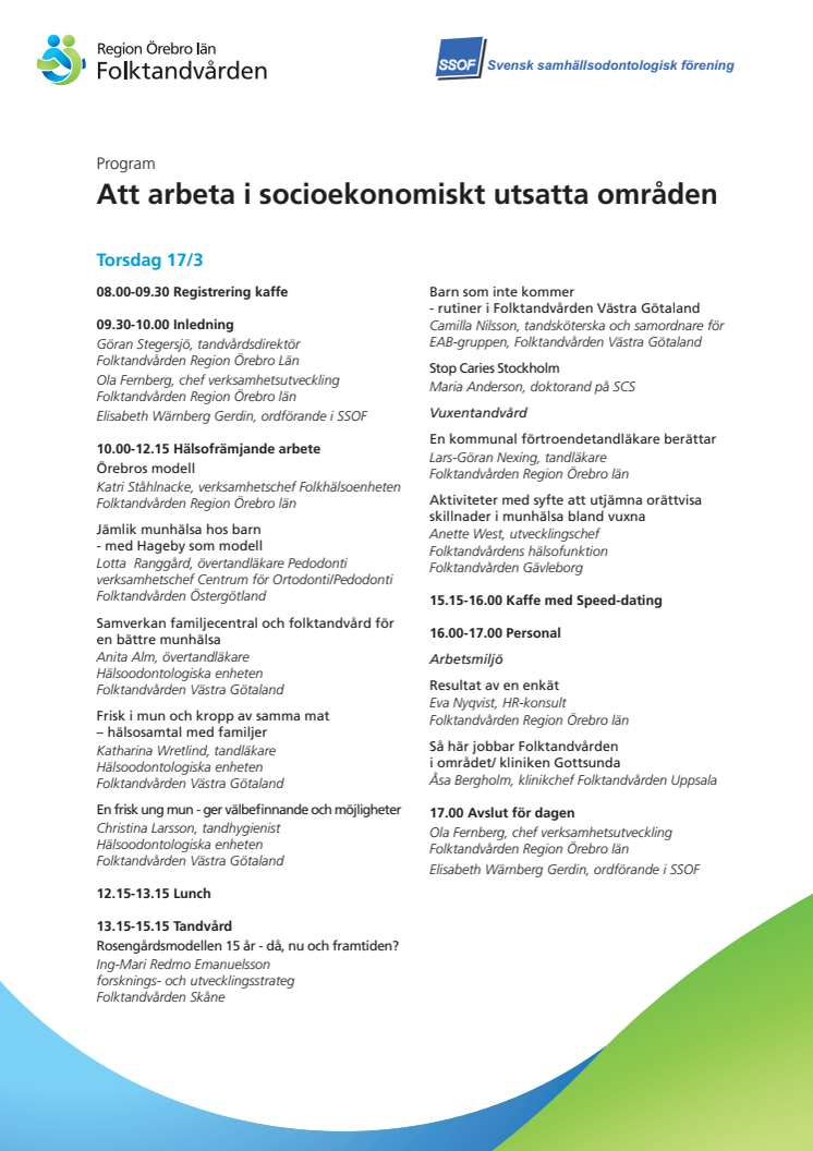 Att arbeta i socioekonomiskt utsatta områden