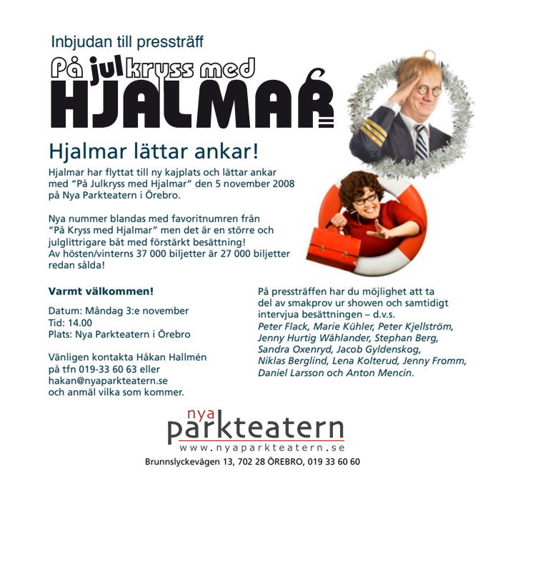 Premiär för "På Julkryss med Hjalmar"