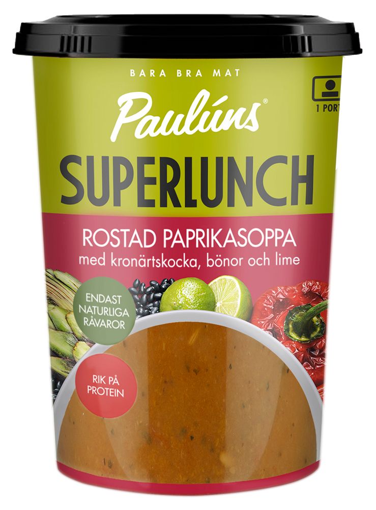 Paulúns Superlunch Rostad paprikasoppa