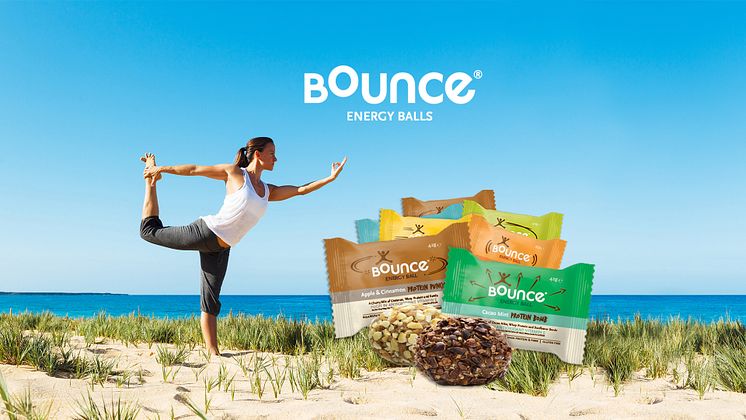 Bounce Energy Balls stemingsbilde Yoga pose Panorama
