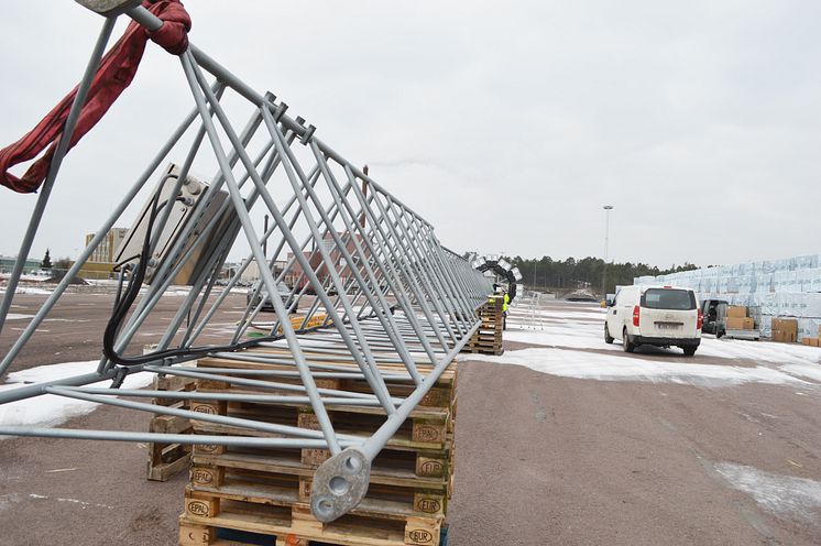 Smålandshamnar Oskarshamn - Först i Sverige med Titan LED mastbelysning