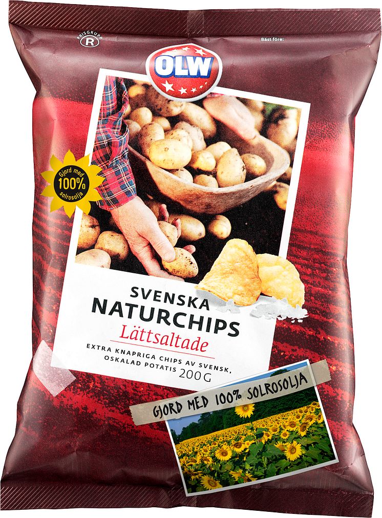 Svenska Naturchips, Lättsaltade