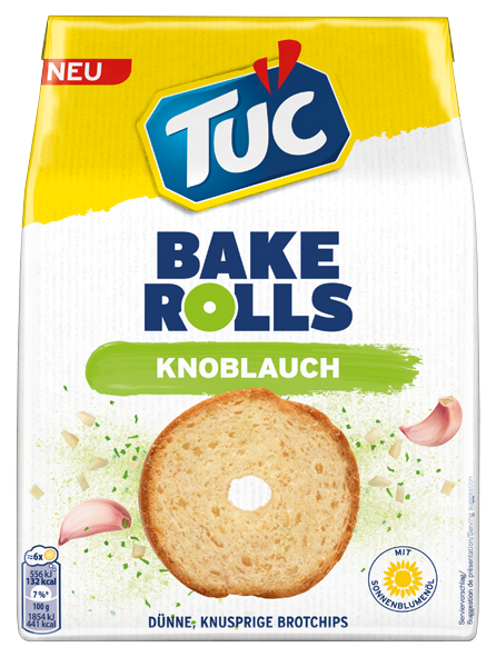 TUC Bake Rolls Knoblauch 150g