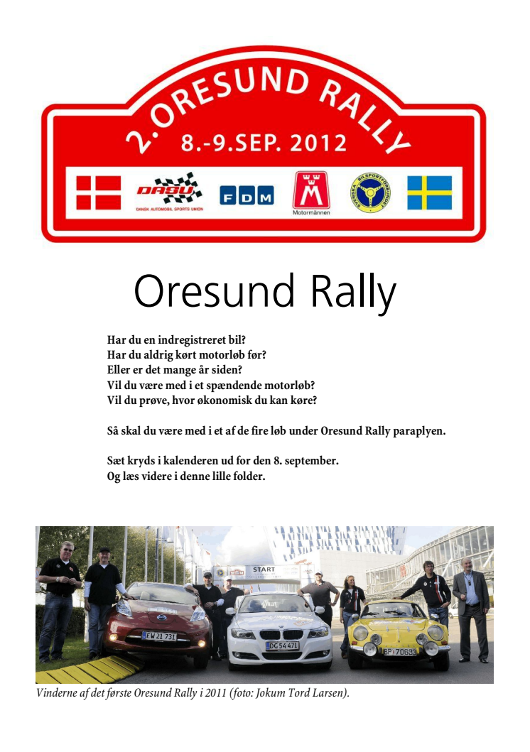 Oresund Rally 2012