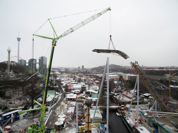 Göteborgs stadssiluett utmanas av Valkyria