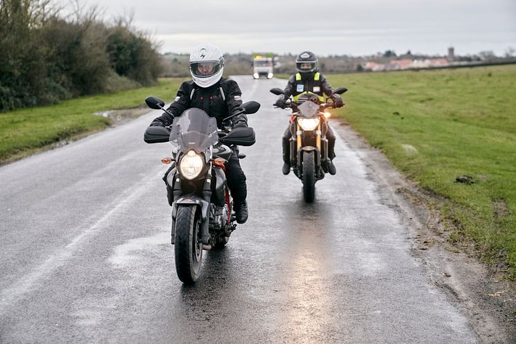 Two motorbikes